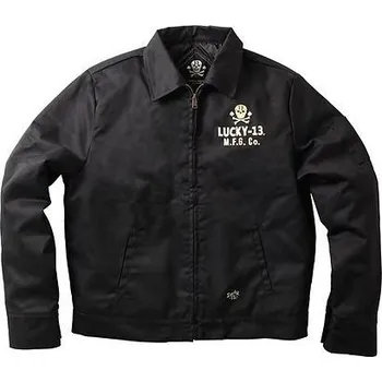 Rybářské oblečení Lucky 13 Originál Bunda Pirate skull černá L