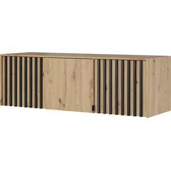 Nástavec na skříň Nástavec na skříň Nelly 155 cm dub artisan/černý