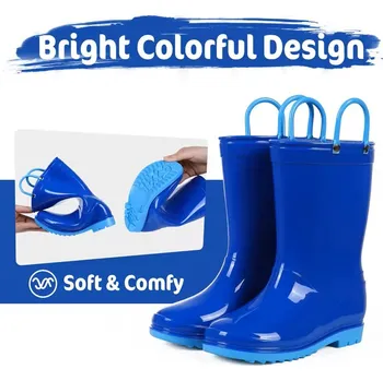 Dětské holiny - jednobarevné, lehounké, protiskluzové (5 barevných variant) Barva: modrá, Velikost: 23