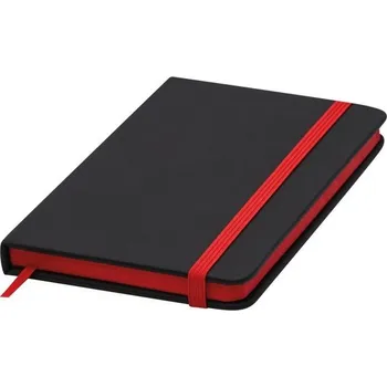 Zápisník Zápisník Lector Formátu Din A6 - Černá / Červená