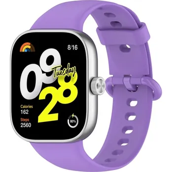 Ostatní příslušenství k chytrým hodinkám VSECHNONAMOBIL 101524 SILICONE Vyměnitelný řemínek pro Xiaomi Redmi Watch 5 fialový