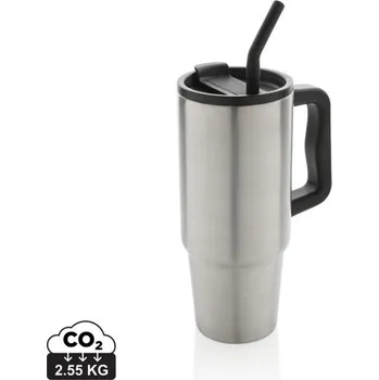Termohrnek Termo hrnek Embrace 900 ml z RCS recykl. nerezové oceli - Stříbrná