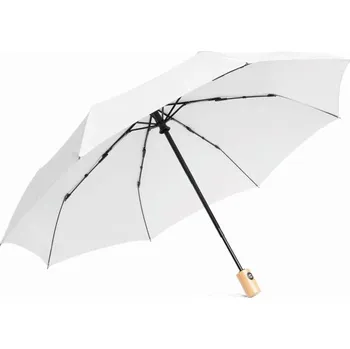 Větruodolný Kapesní Deštník Calypso S Automatickým Otevíráním/Zaviráním - Bílá