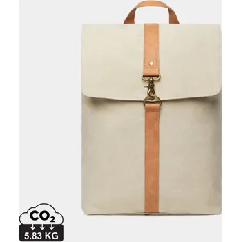 Batoh VINGA Bosler z GRS recykl. canvas - Béžová