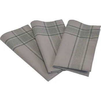 Látkový kapesník Pánské Bundeswehr kapesníky Etex M25 3 ks - šedé