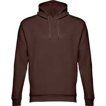 Pánská mikina THC PHOENIX. Mikina (unisex) s kapucí z bavlny a polyesteru - Tmavě Hnědá / XL