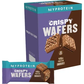 MyProtein Crispy Protein Wafers, 10 × 40 g Čokoláda