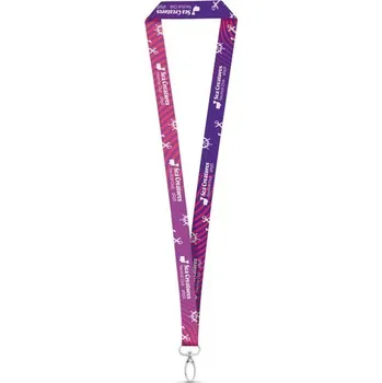 MANILA. Polyesterová sublimační šňůrka s karabinou