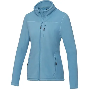 Dámská recyklovaná fleecová bunda GRS Amber s celopropínacím zipem - NXT modrá / M