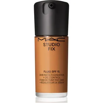 Přípravek na tvář MAC Cosmetics Studio Fix Fluid SPF 15 24HR Matte Foundation + Oil Control matující make-up SPF 15 odstín C8 30 ml