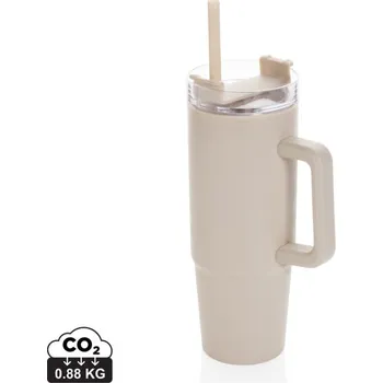 Termohrnek Termohrnek s madlem Tana 750ml z RCS recykl. plastu - Béžová