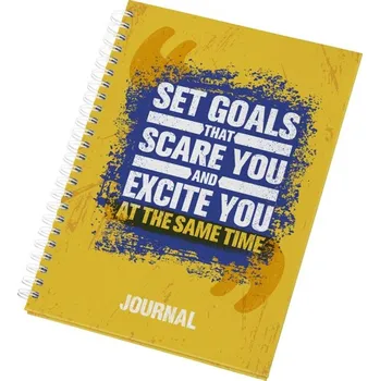 Zápisník Desk-Mate® Deník formátu A5 s pevným obalem Bílá