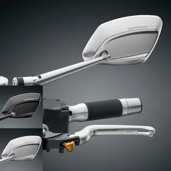 Zrcátko pro motocykl Rizoma Zpětné zrcátko Rizoma 4D univerzální, E-mark - LEVÉ pro motocykly, černé Černá