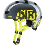 Přilba Uvex Kid 3 dětské šedo-limetková Dirtbike 51-55 cm