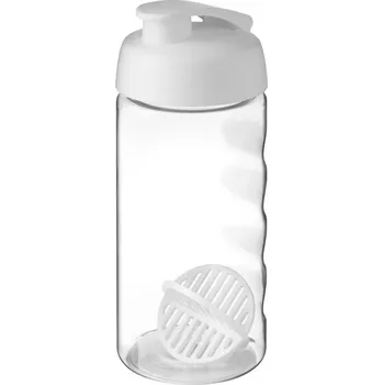 Láhev H2O Active Bop 500ml šejkrová lahev - Bílá / Průhledná