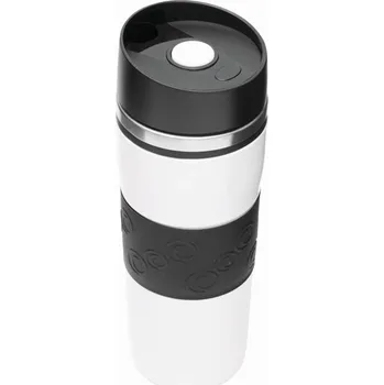 Termohrnek Dvoustěnný Cestovní Termohrnek Arabica - Bílá / Černá