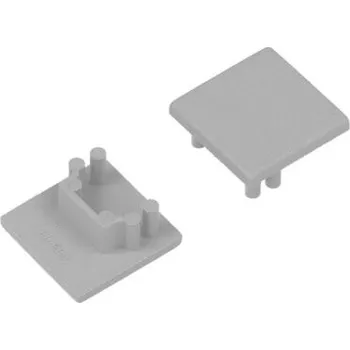 LED lišta Koncovka WIRELI COZY12 šedá, pár