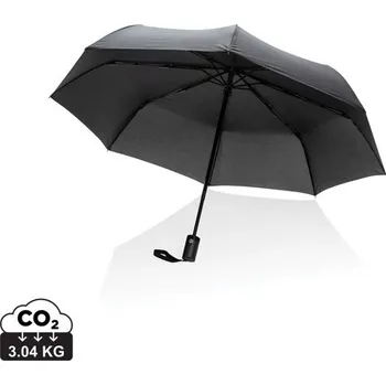 Deštník 21" auto-open/close deštník Impact ze 190T RPET AWARE™ - Černá