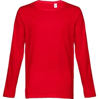 Pánské tričko THC BUCHAREST. Pánské tričko s dlouhým rukávem - Červená / S