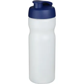 Láhev Sportovní láhev s vyklápěcím víčkem Baseline® Plus 650 ml - Průhledná / Modrá