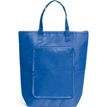 turistický batoh MAYFAIR. Skládací chladicí taška z materiálu polyester 210D 15 L - Královská Modrá