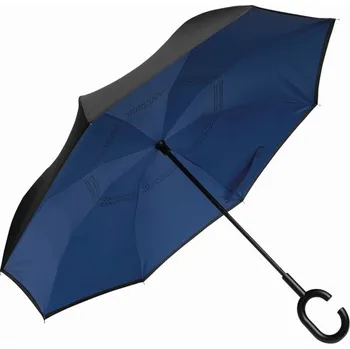 Deštník Flipped - Černá / Modrá