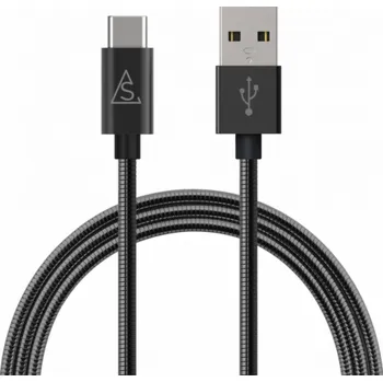 Datový kabel BlueLounge USB-A - USB-C kabel USB 1 m černý (613361)