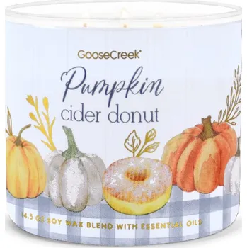 Svíčka Svíčka 0,41 KG PUMPKIN CIDER DONUT, aromatická v dóze, 3 knoty|Goose Creek