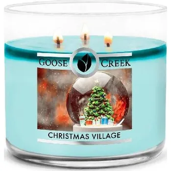 Svíčka Svíčka 0,41 KG CHRISTMAS VILLAGE , aromatická v dóze, 3 knoty|Goose Creek