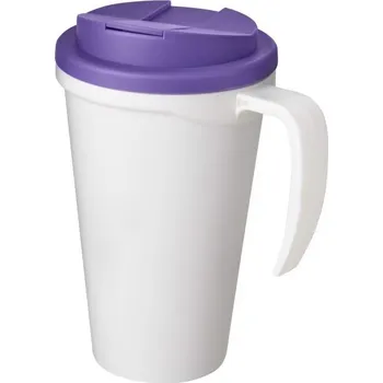 Termohrnek Termo hrnek Americano Grande 350 ml s uzávěrem odolným proti rozlití - Bílá / Purpurová