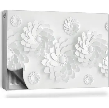 Obraz Magnetická podložka na radiátor, kryt 90 x 60 cm šedá