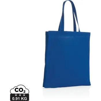 Nákupní taška Taška s širokým dnem Impact ze 145g recykl. bavlny AWARE™ - Modrá