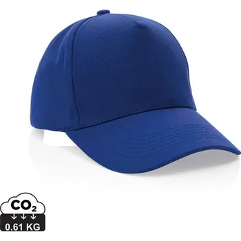 Čepice 5 dílná kšiltovka Impact z 280g recyklované bavlny AWARE™ - Modrá