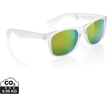 Sluneční brýle Sluneční brýle Gleam z RCS recykl. PC se zrcadlovými sklíčky - Bílá