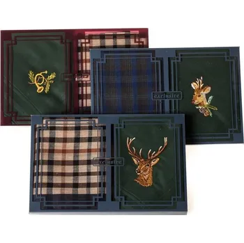 Látkový kapesník Pánské kapesníky myslivecké Etex M18 2 ks - olivové