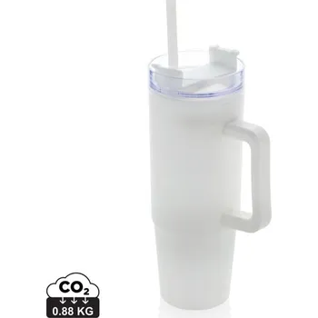 Termohrnek Termohrnek s madlem Tana 750ml z RCS recykl. plastu - Bílá