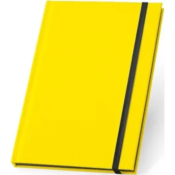 Zápisník WATTERS. Zápisník A5 ve fluorescenčním PU provedení s linkovanými stránkami - Žlutá