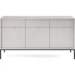 Komoda Nova 154 cm šedá/černá