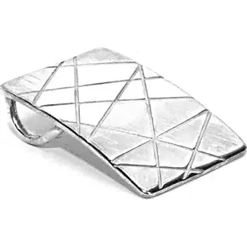 Přívěsek Stříbrný přívěsek destička s rytinou - DN010 (Stříbrná destička s rytinou)