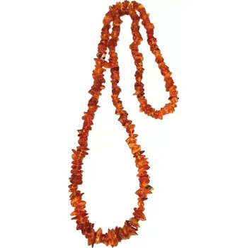 Náhrdelník Elegantní světle medový jantarový náhrdelník – AA kvalita, 70 cm