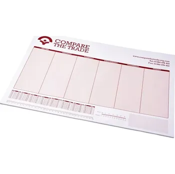 Samolepící bloček Poznámkový blok Desk-Mate® A3 - Bílá / 50 stran