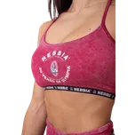 Nebbia Washed sportovní podprsenka LEGACY 779 červená - L