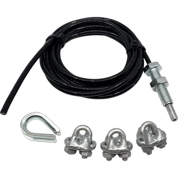 Lano GYM lano se šroubem M12 4/6mm 2m