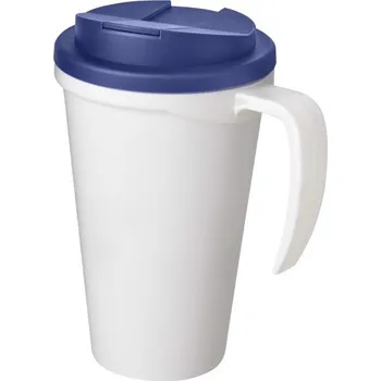 Termohrnek Termo hrnek Americano Grande 350 ml s uzávěrem odolným proti rozlití - Bílá / Modrá
