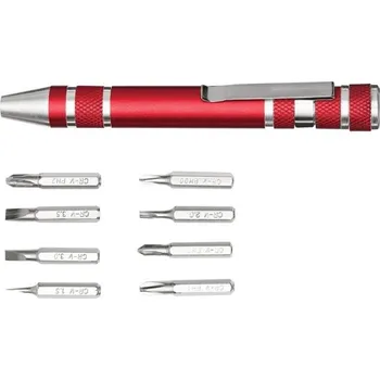 Šroubovák Šroubovák S Vyměnitelnými Bity Micro - Červená