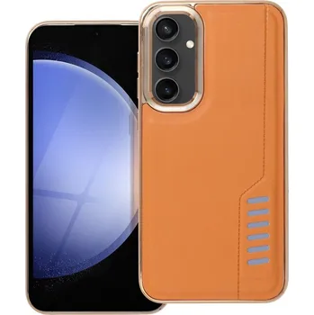Pouzdro na mobilní telefon MILANO Case pouzdro / kryt pro Samsung Galaxy S23 FE brown / hnědé