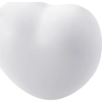 Svatební dekorace Antistresové srdce - Bílá