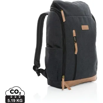 brašna na notebook Batoh na 15" notebook Impact z 16 oz. recykl. canvas AWARE™ - Černá