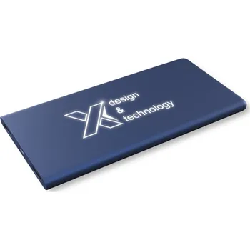 Powerbanka Svítící powerbanka SCX.design P15 5000 mAh - Středně červená