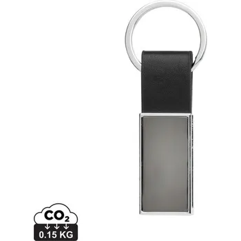 Luxusní klíčenka z RCS recykl. PU a slitiny zinku